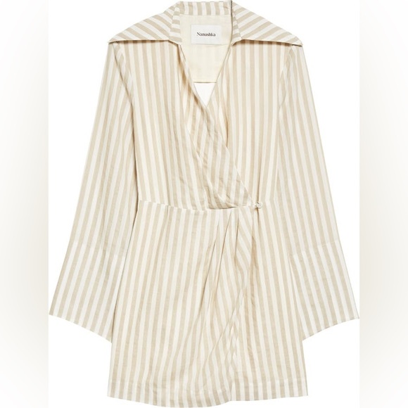 NANUSHKA Linen Blend Shirtdress NWT - Picture 3 of 5